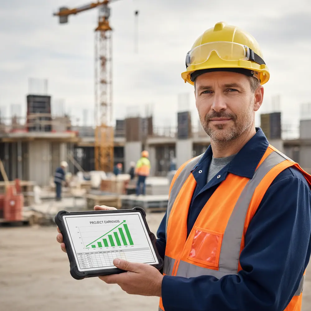 Infográfico sobre o CIS Reino Unido 2026 com passos para otimizar seus rendimentos na construção civil.